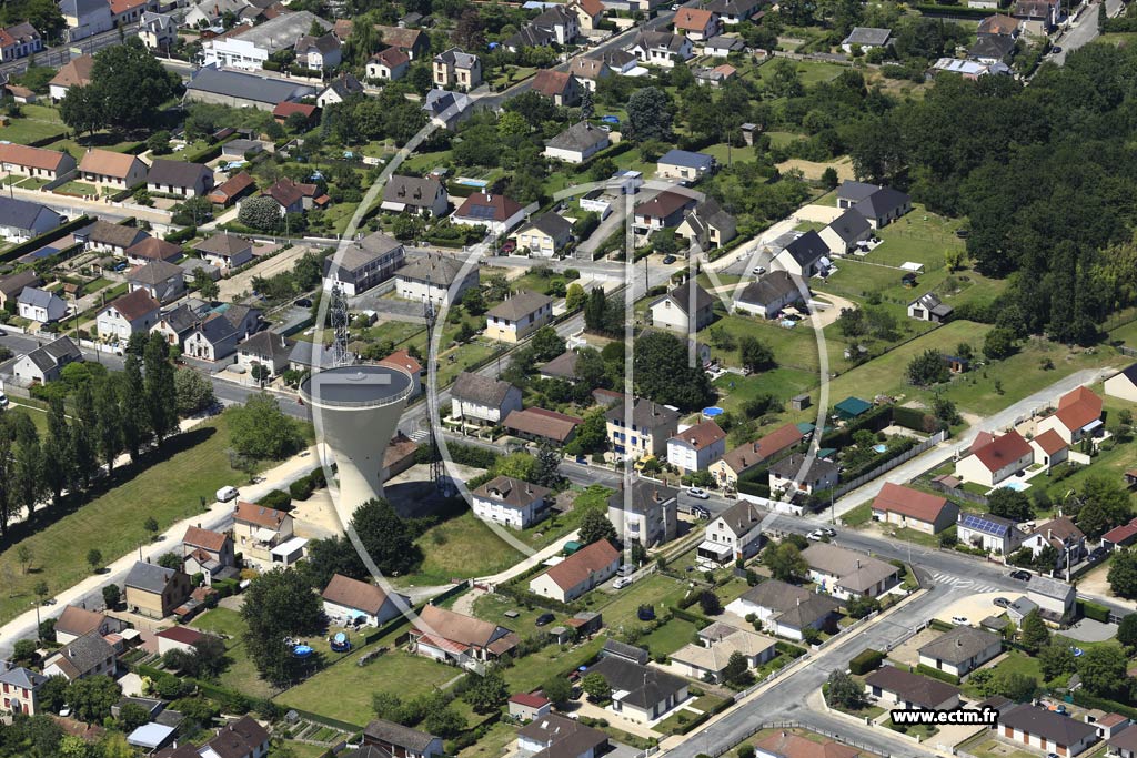 Photo arienne de Vierzon (Le Bourgneuf)