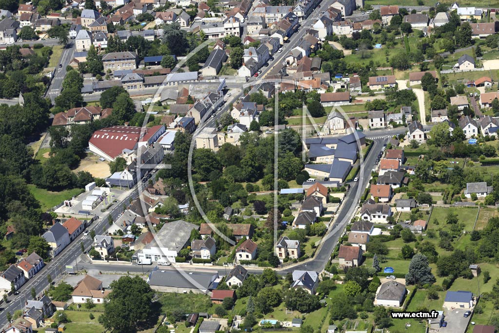 Photo arienne de Vierzon (Le Bourgneuf)