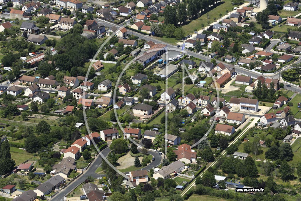 Photo arienne de Vierzon (Le Bourgneuf)