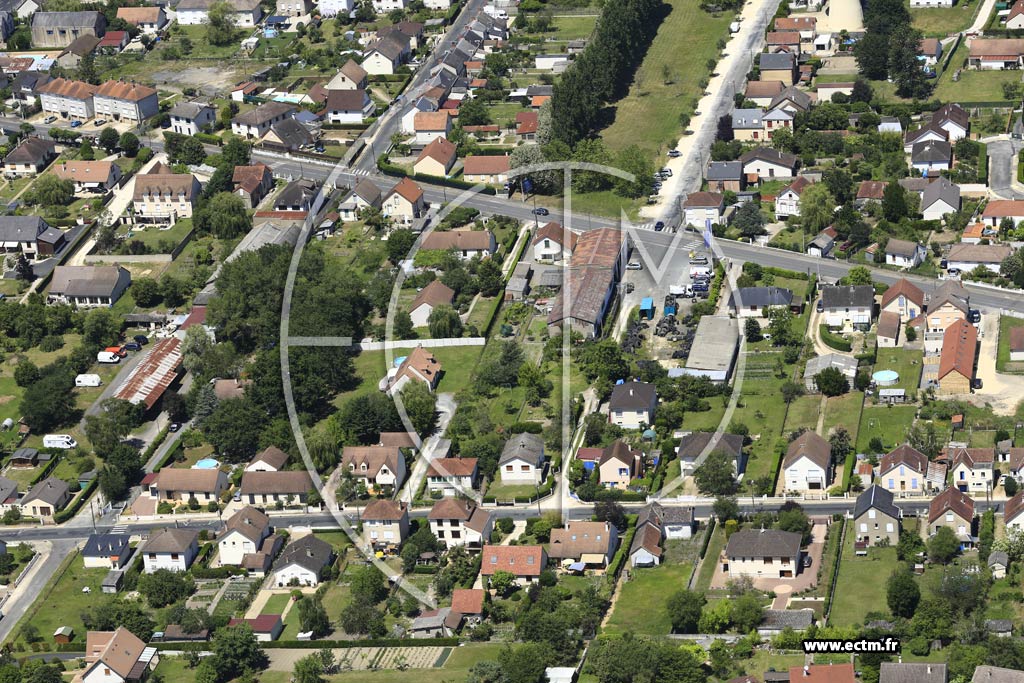 Photo arienne de Vierzon (Le Bourgneuf)
