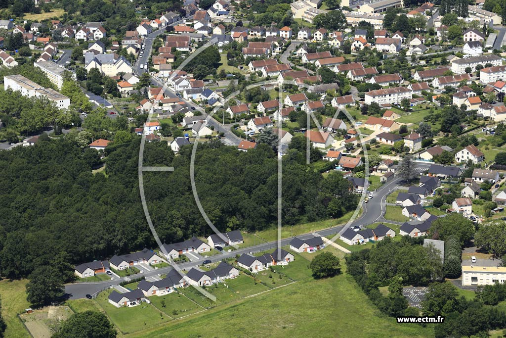 Photo arienne de Vierzon (Le Briou)