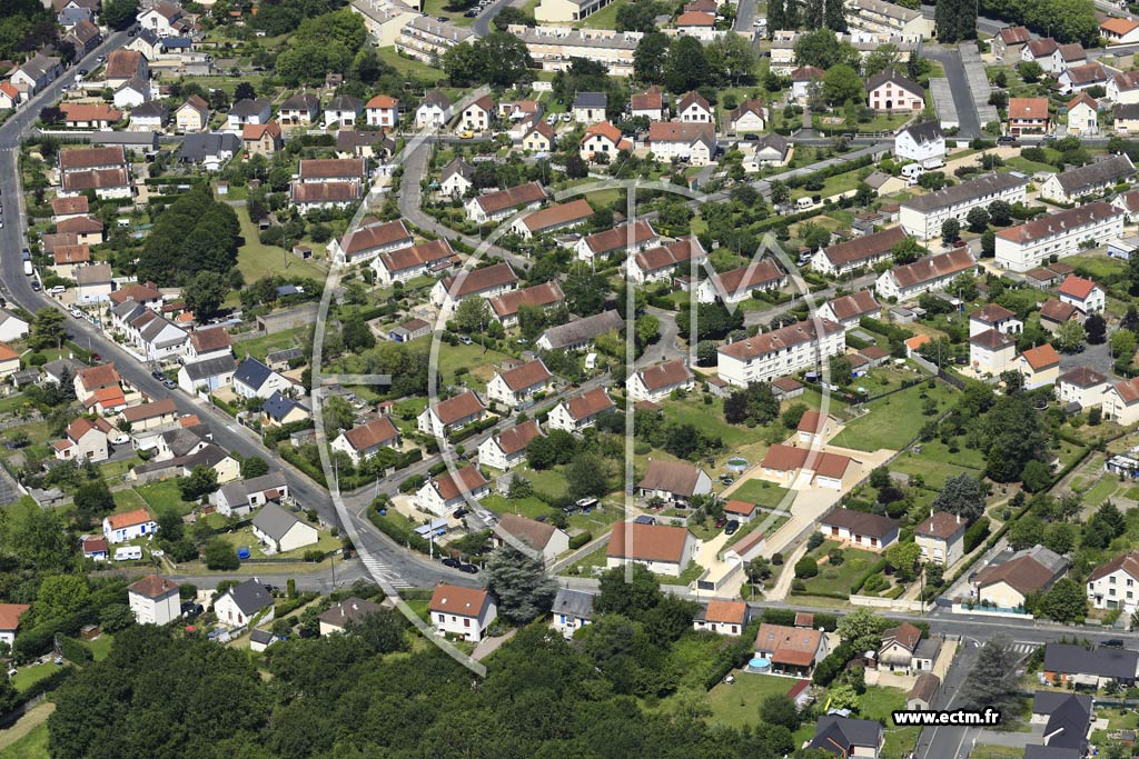 Photo arienne de Vierzon (Le Briou)