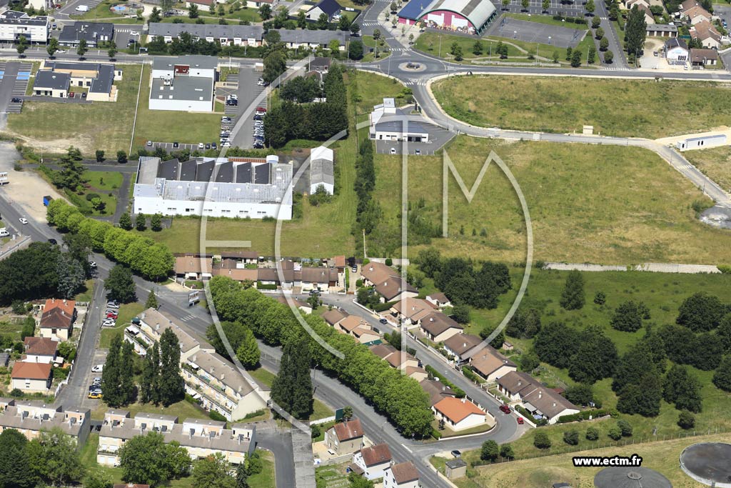 Photo arienne de Vierzon (Le Briou)
