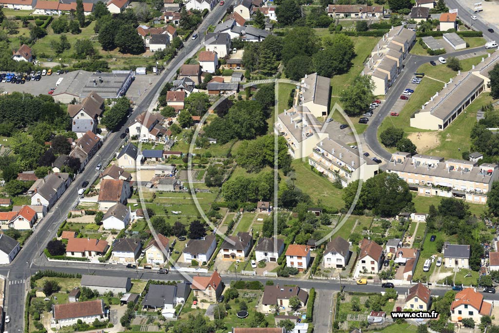 Photo arienne de Vierzon (Le Briou)