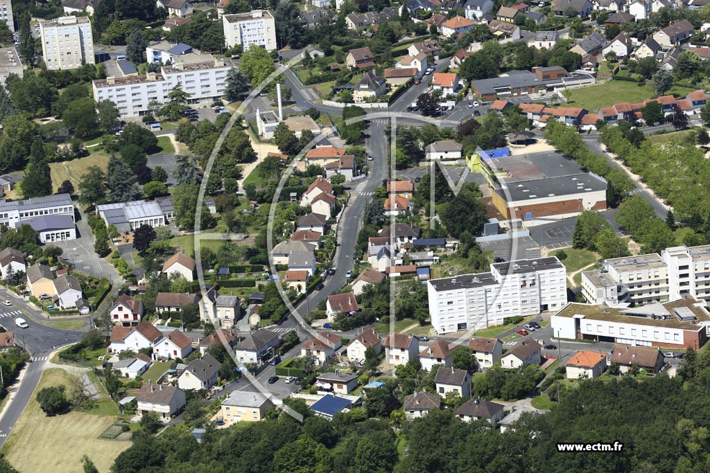 Photo arienne de Vierzon (Le Clos du Roy)
