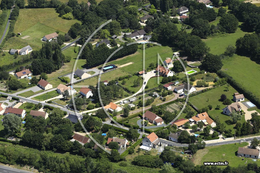 Photo arienne de Vierzon (Le Grand Orme)