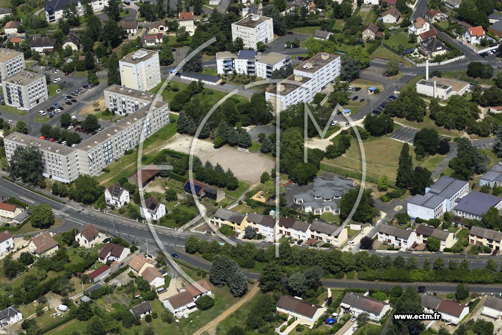 Photo arienne de Vierzon (Le Tabalou)