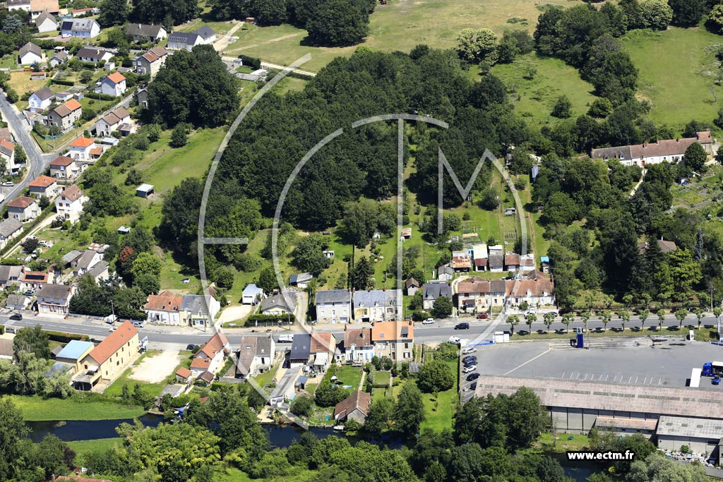 Photo arienne de Vierzon (Le Tertre)