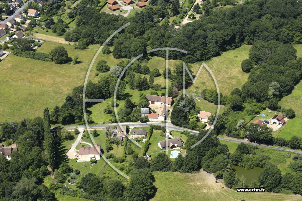 Photo arienne de Vierzon (Le Village aux Richoux)