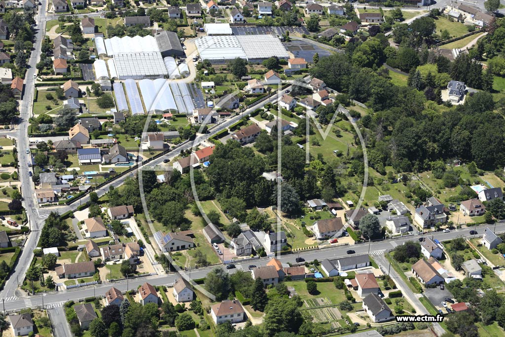 Photo arienne de Vierzon (Les Caillotires)