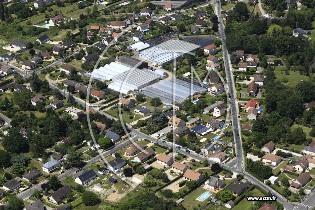 Photo arienne de Vierzon (Les Caillotires)