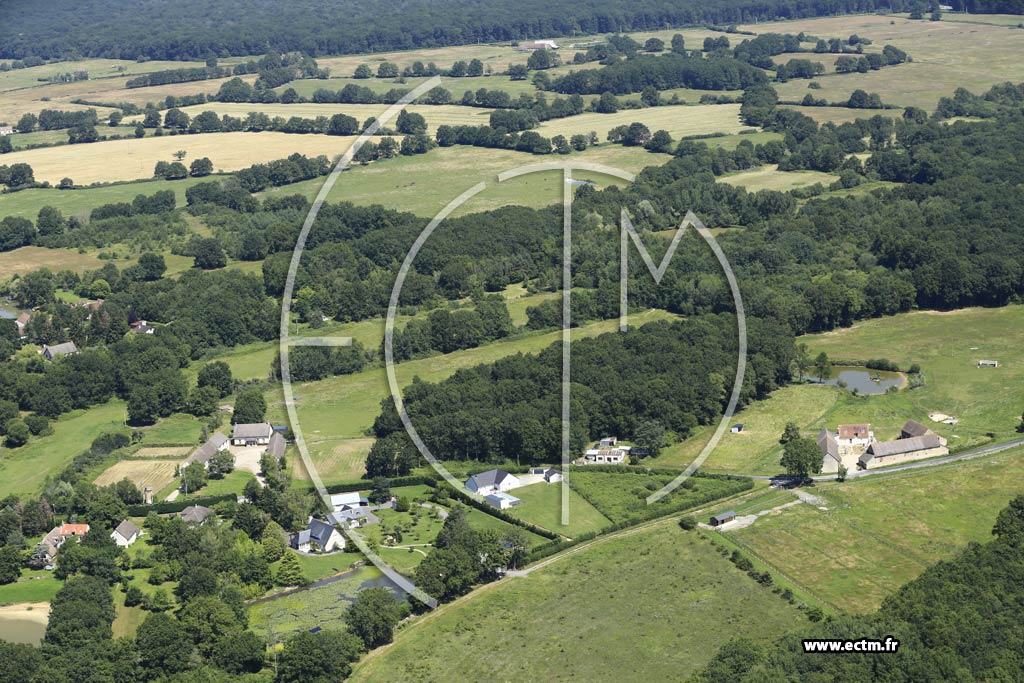 Photo arienne de Vierzon (Les Millards)