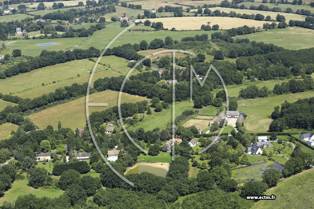 Photo arienne de Vierzon (Les Millards)