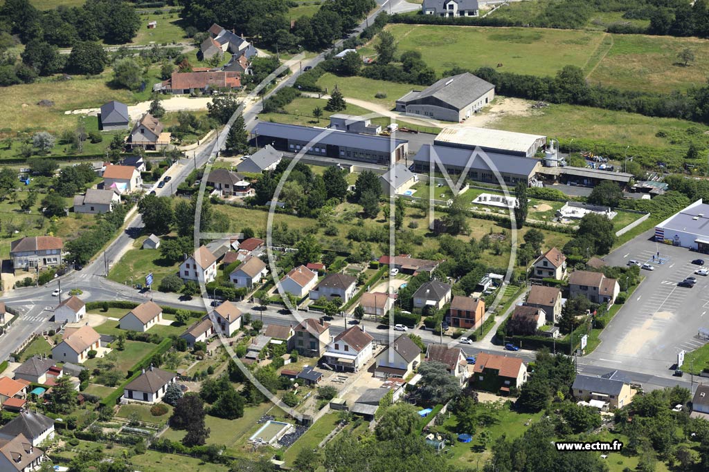 Photo arienne de Vierzon (Puits Berteau)