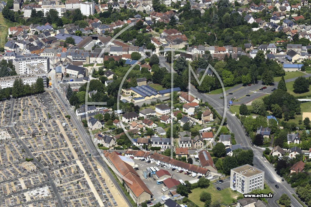 Photo arienne de Vierzon (Trompegueux)