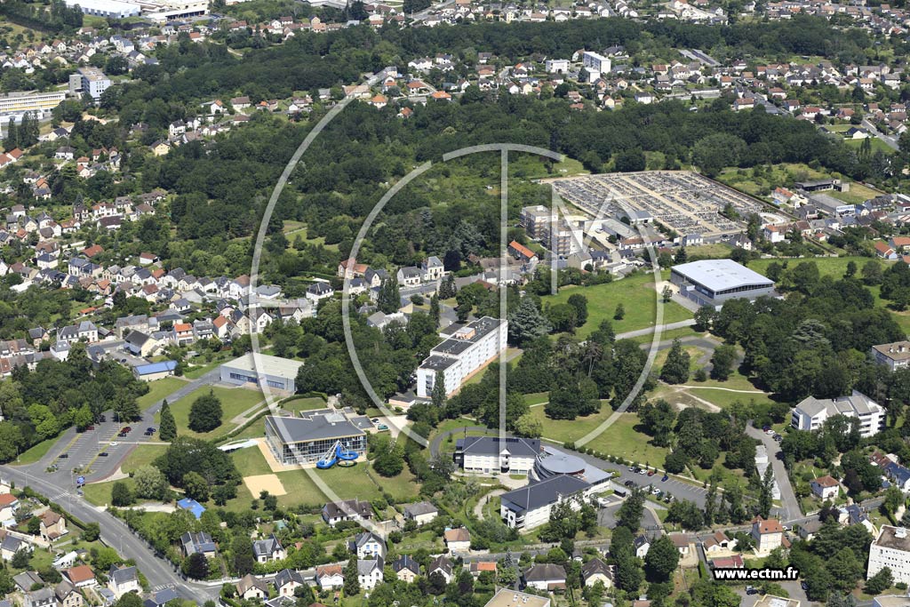 Photo arienne de Vierzon (Trompegueux)