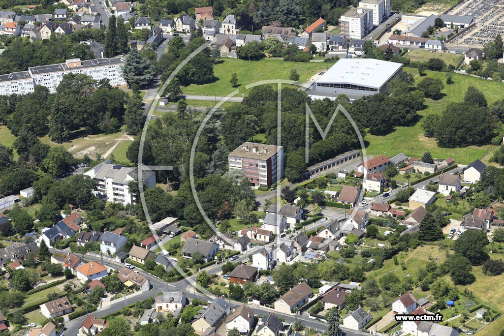 Photo arienne de Vierzon (Trompegueux)