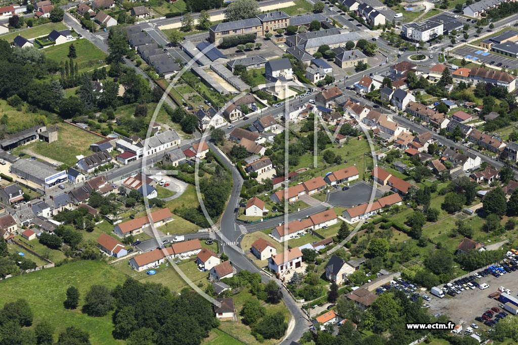 Photo arienne de Vierzon (Trompegueux)