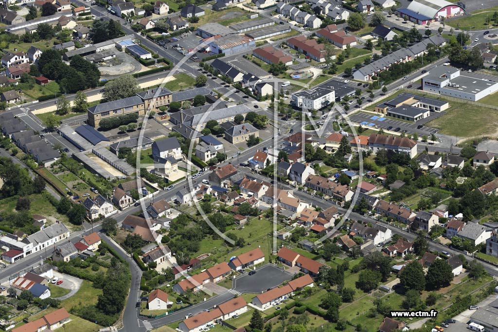 Photo arienne de Vierzon (Trompegueux)