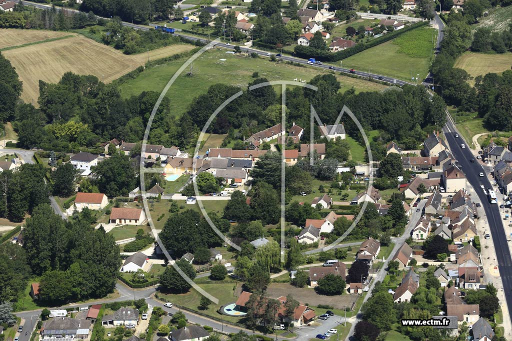 Photo arienne de Vignoux-sur-Barangeon