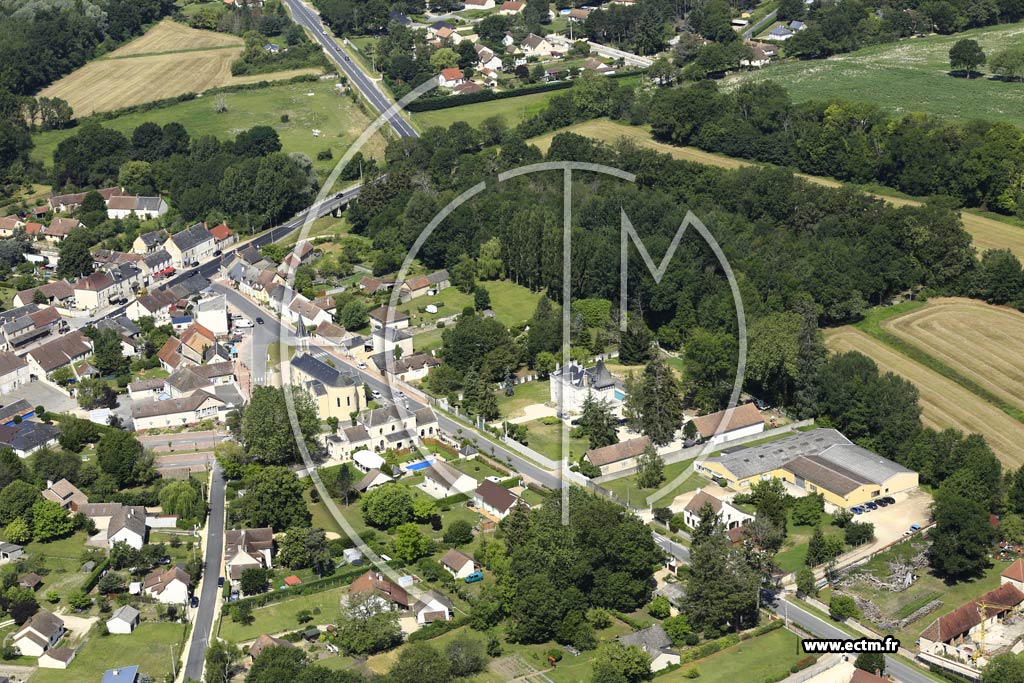 Photo arienne de Vignoux-sur-Barangeon