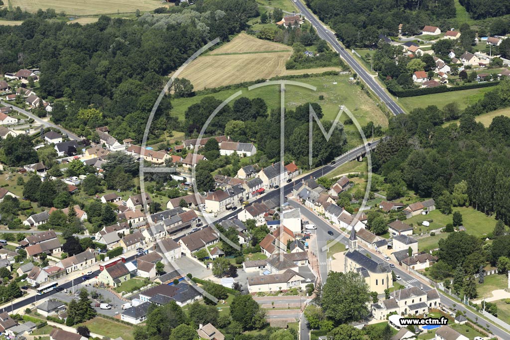 Photo arienne de Vignoux-sur-Barangeon