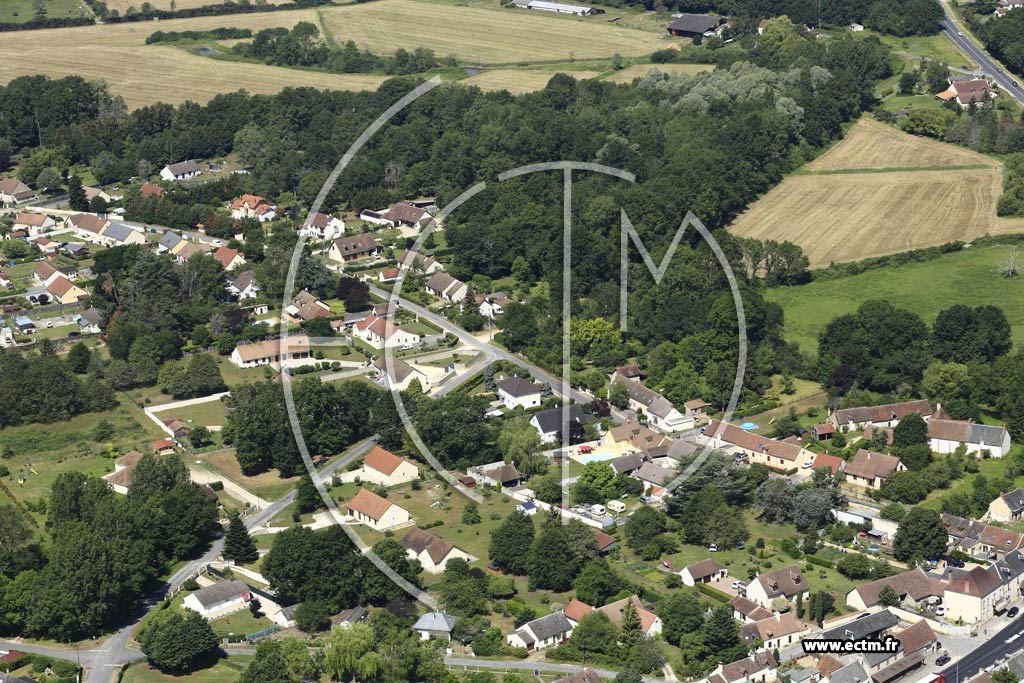 Photo arienne de Vignoux-sur-Barangeon