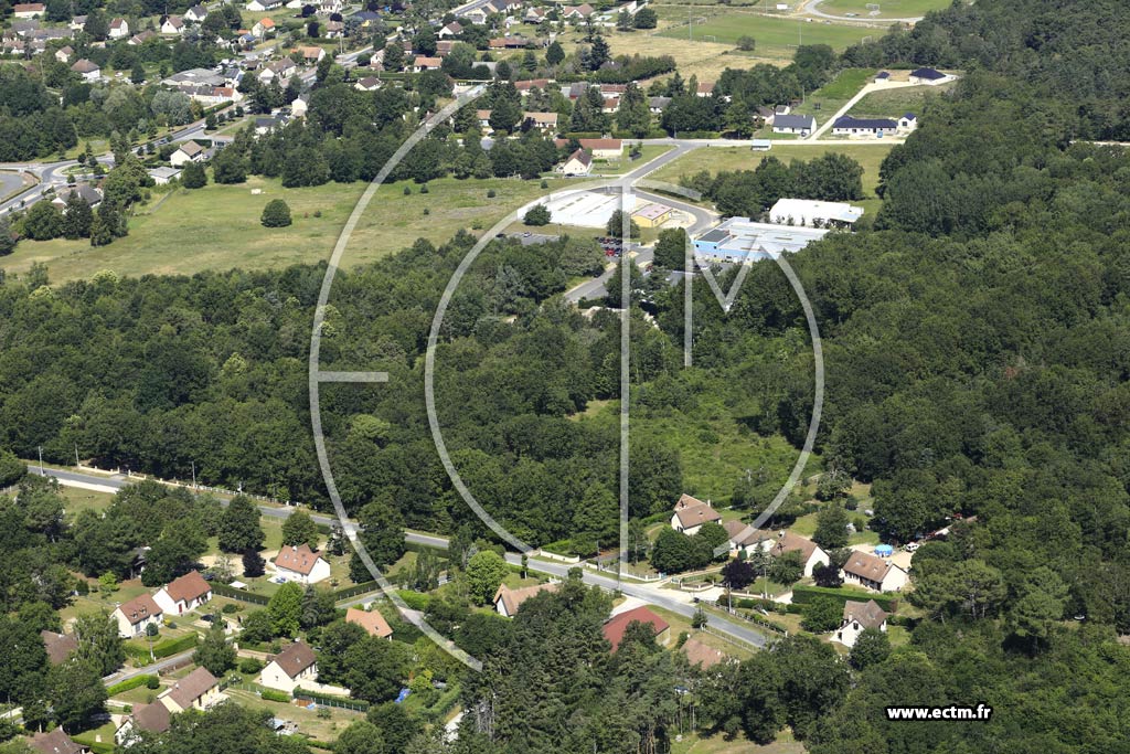 Photo arienne de Vignoux-sur-Barangeon (Croulas)