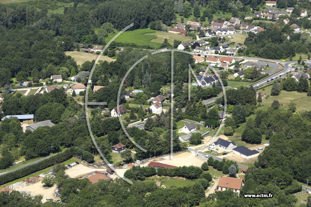 Photo arienne de Vignoux-sur-Barangeon (Croulas)