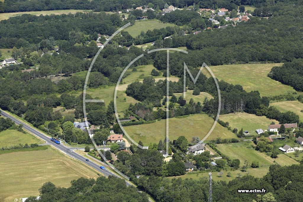 Photo arienne de Vignoux-sur-Barangeon (Fontenette)