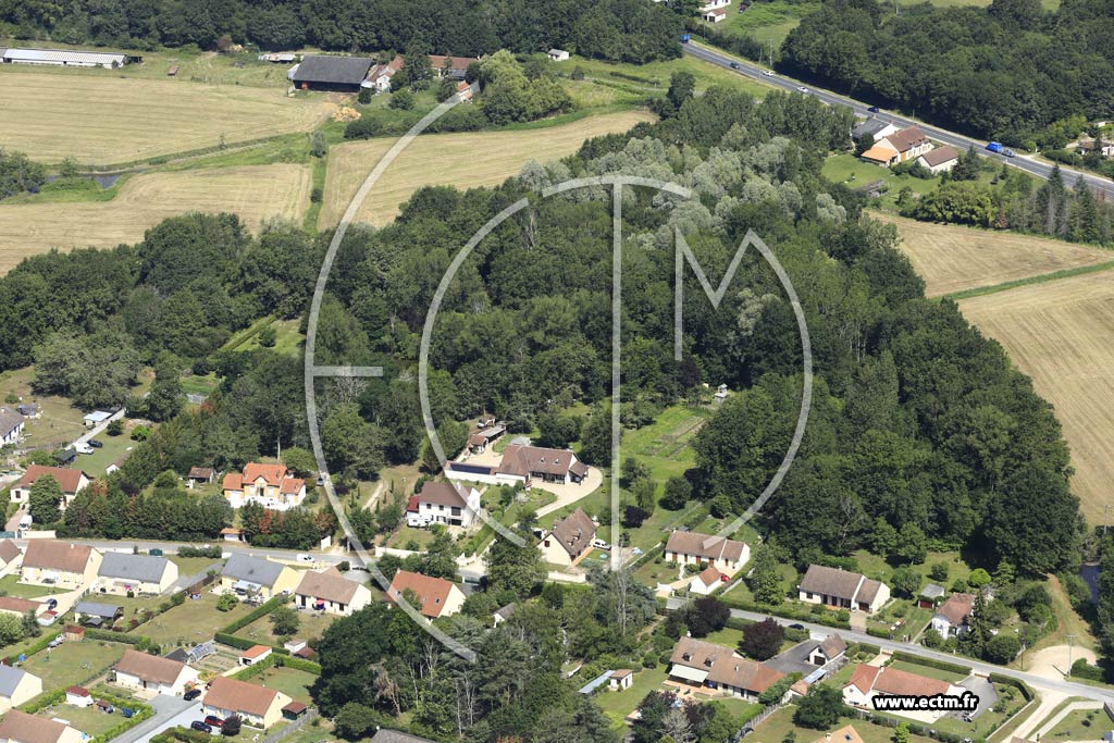 Photo arienne de Vignoux-sur-Barangeon (La Vernusse)