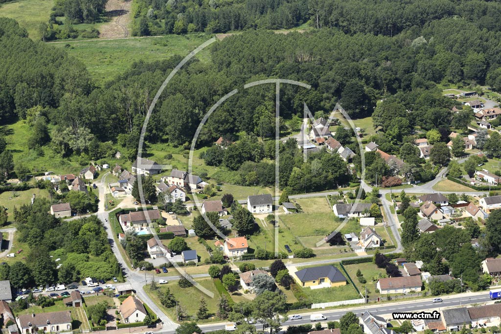 Photo arienne de Vignoux-sur-Barangeon (Les Gagnons)