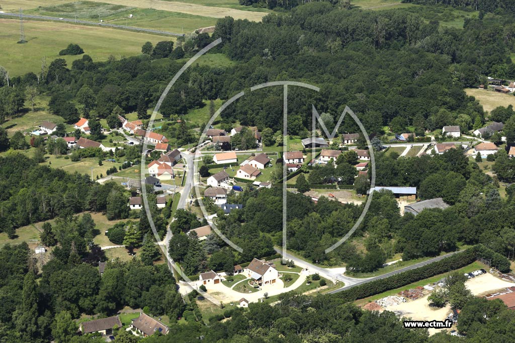 Photo arienne de Vignoux-sur-Barangeon (Les Lurons)