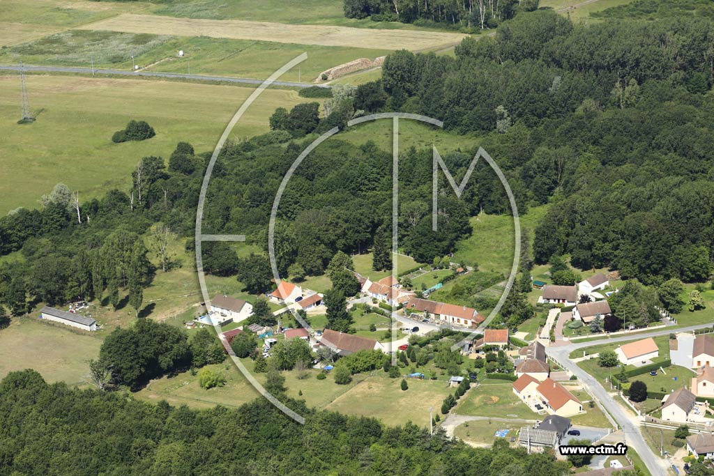Photo arienne de Vignoux-sur-Barangeon (Les Lurons)