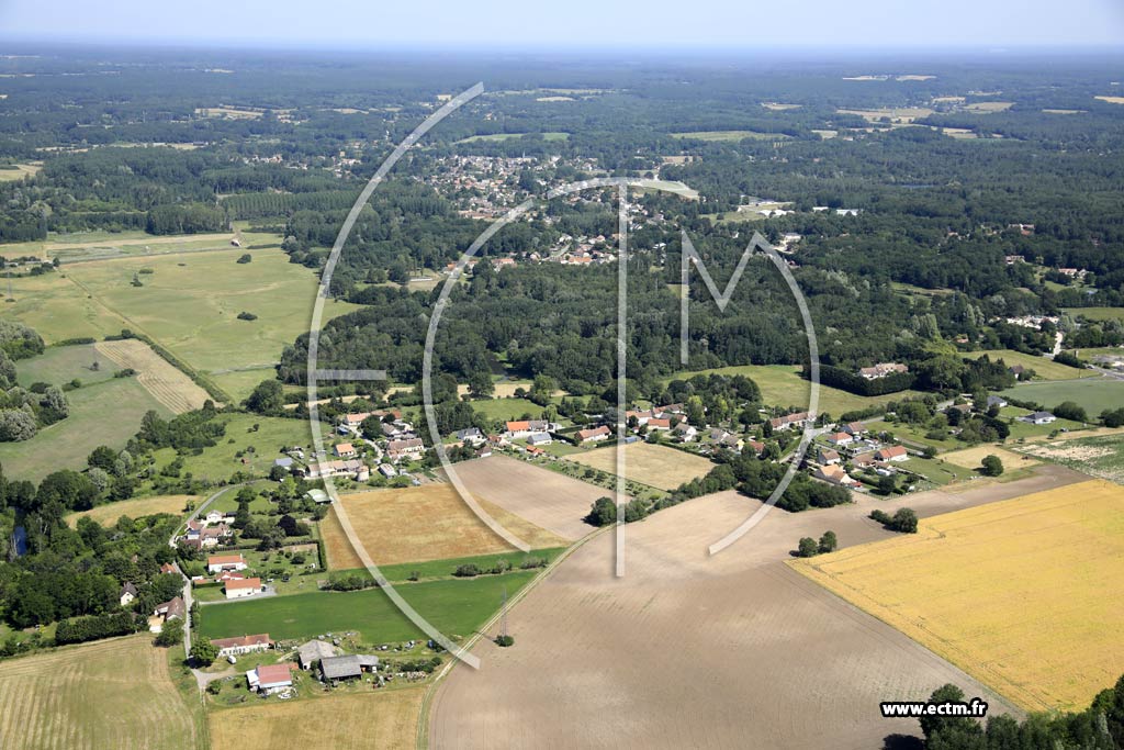 Photo arienne de Vignoux-sur-Barangeon (Les Varennes)