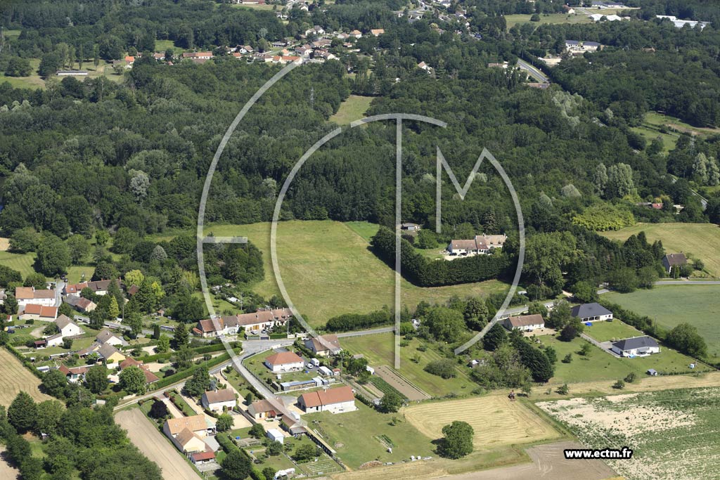 Photo arienne de Vignoux-sur-Barangeon (Les Varennes)