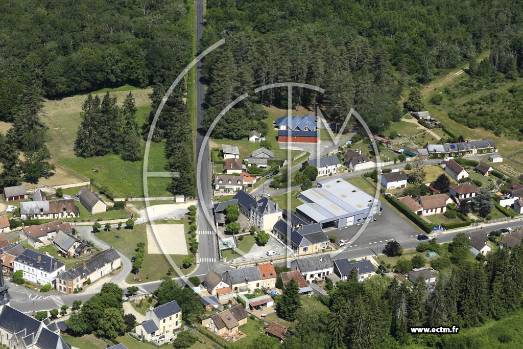 Photo arienne de Vouzeron