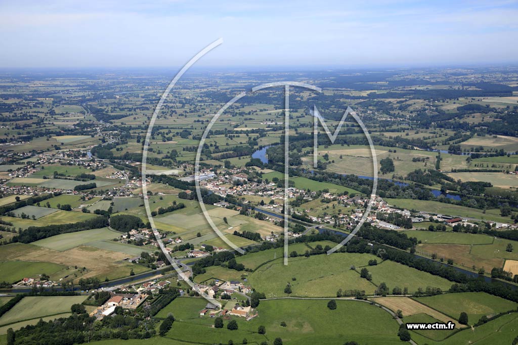 Photo arienne de Chassenard (Les Bretons)