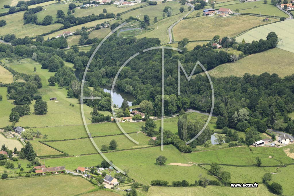 Photo arienne de Curdin (La Creuse)