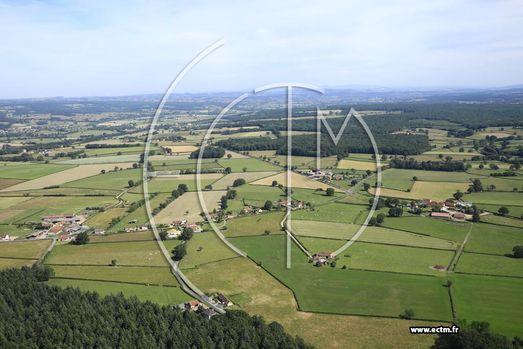 Photo arienne de Digoin (La Villeneuve)