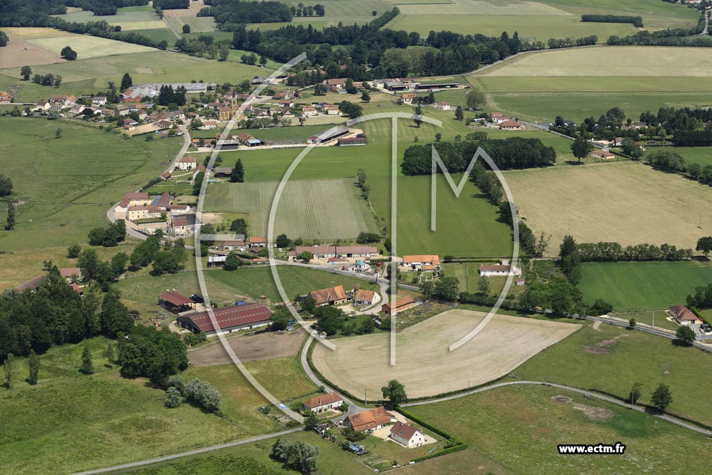 Photo arienne de L'Hpital-le-Mercier