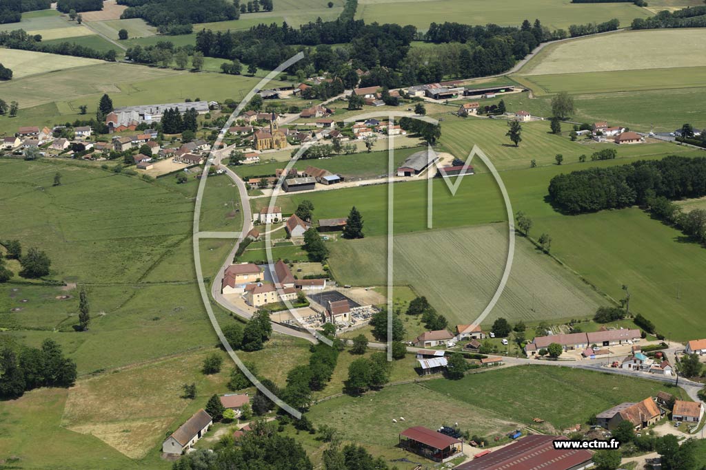 Photo arienne de L'Hpital-le-Mercier