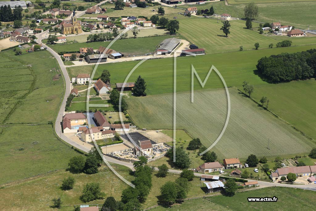 Photo arienne de L'Hpital-le-Mercier