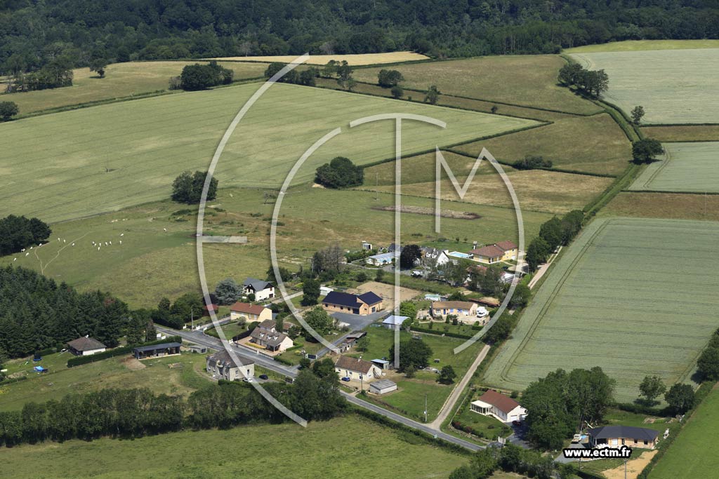 Photo arienne de La Motte-Saint-Jean (Le Prlat)