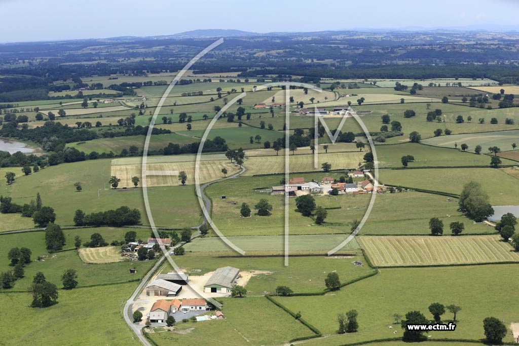 Photo arienne de Le Pin (l'Avoine)