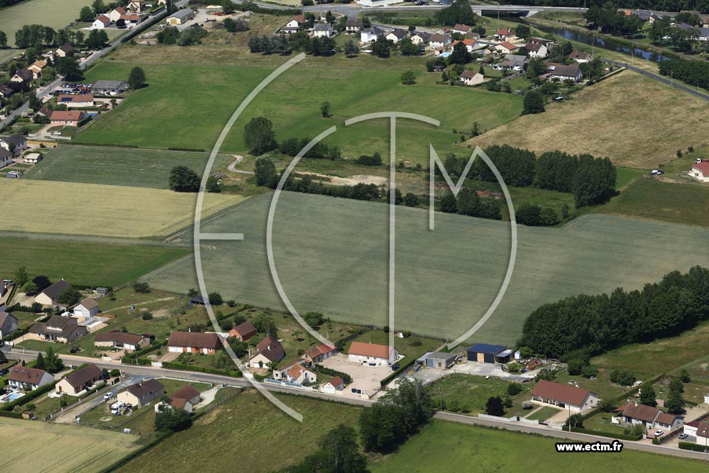 Photo arienne de Molinet (Les Varennes de la Broche)