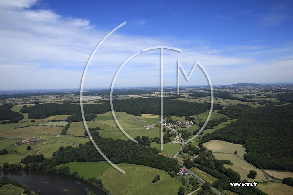 Photo arienne de Perrigny-sur-Loire