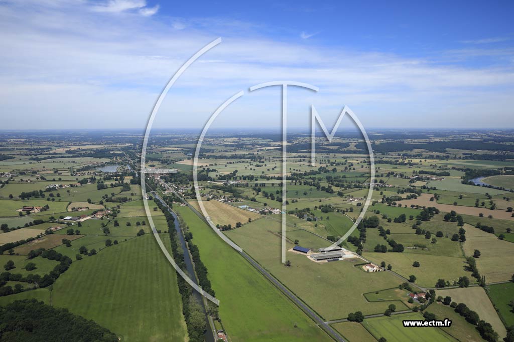 Photo arienne de Pierrefitte-sur-Loire