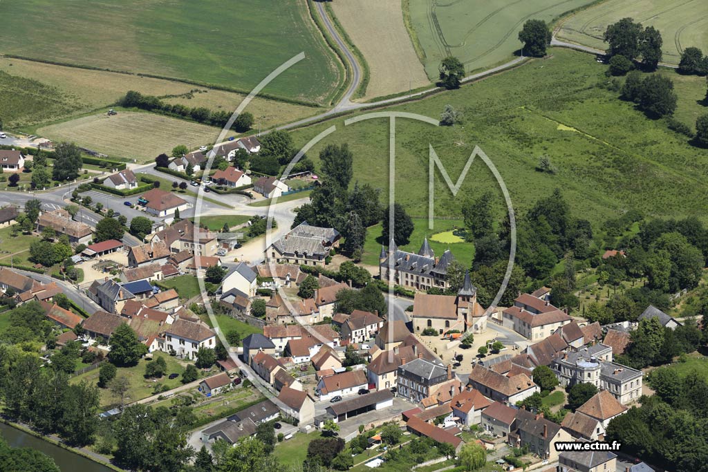 Photo arienne de Pierrefitte-sur-Loire