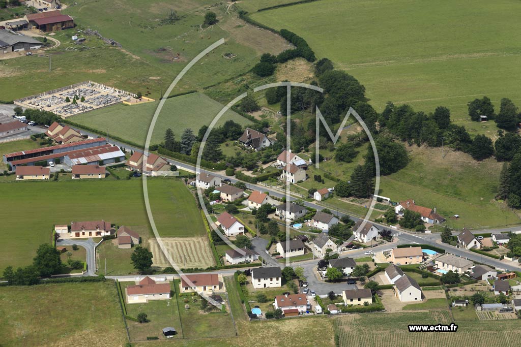 Photo arienne de Rigny-sur-Arroux